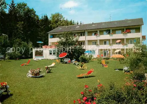 AK / Ansichtskarte Bad_Woerishofen Kurheim Naegele Liegewiese Bad_Woerishofen