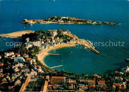 AK / Ansichtskarte Bandol_83 sur Mer et lIle de Bendor Vue aerienne 