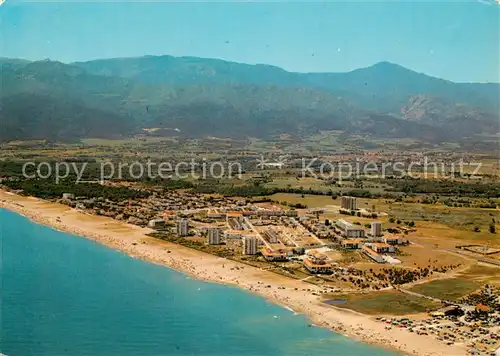 AK / Ansichtskarte Argeles Plage_66_Pyrenees Orientales Vue aerienne sur la station balneaire 