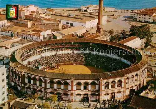 AK / Ansichtskarte Malaga_Andalucia Plaza de Toros La Malagueta vista aerea Malaga_Andalucia