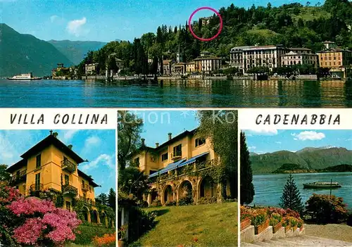 AK / Ansichtskarte Cadenabbia_Lago_di_Como Villa Collina Soggiorno del Cancelliere Adenauer Residence Comer See Cadenabbia_Lago_di_Como