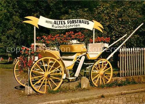 AK / Ansichtskarte Kamschlacken Hotel Altes Forsthaus Kutschfahrten Kamschlacken