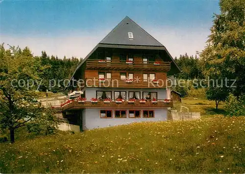 AK / Ansichtskarte Hornberg_Schwarzwald Hoehengasthaus Schoene Aussicht Hornberg Schwarzwald