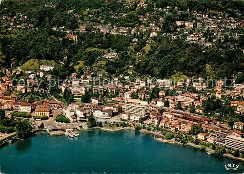 AK / Ansichtskarte Locarno_Lago_Maggiore Centro veduta aerea Locarno_Lago_Maggiore