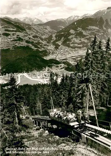 AK / Ansichtskarte Latschau_Tschagguns_AT Golmer Bahn m. Latschau u. Schruns 