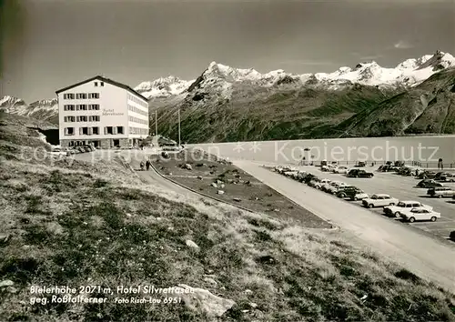 AK / Ansichtskarte Bielerhoehe Hotel Silvrettasee geg. Rosstalferner Bielerhoehe