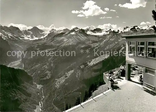 AK / Ansichtskarte Schynige_Platte_BE Blick ins Lauterbrunnental u. Isenfluh 