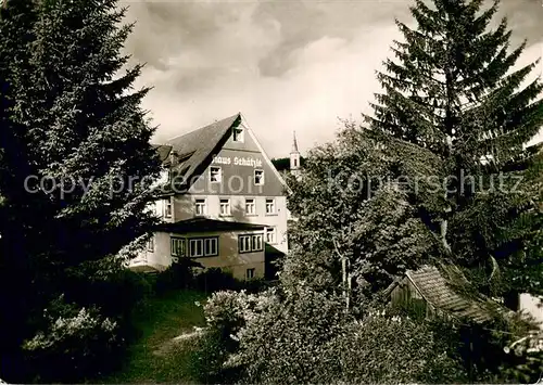 AK / Ansichtskarte Schoenwald_Schwarzwald Pension Haus Schaetzle Aussenansicht Schoenwald Schwarzwald