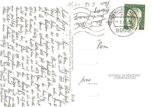 AK / Ansichtskarte Lindenberg_Allgaeu Kirche   Vorarlberg   Krankenhaus   Waldsee   Winter Lindenberg Allgaeu