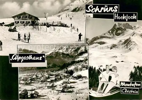 AK / Ansichtskarte Schruns_Vorarlberg Hochjoch   Algasthaus   Montafon Schruns Vorarlberg