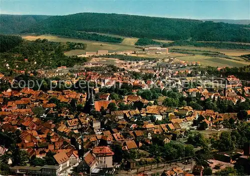 AK / Ansichtskarte Alfeld_Leine Fliegeraufnahme Gesamtansicht Alfeld_Leine