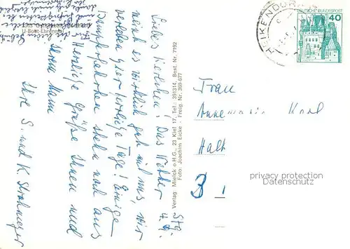 AK / Ansichtskarte Moeltenort Fliegeraufnahme U Boot Ehrenmal Moeltenort