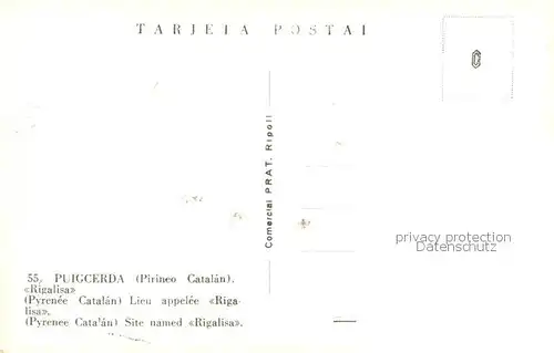 AK / Ansichtskarte Puigcerda_ES Rigalisa 