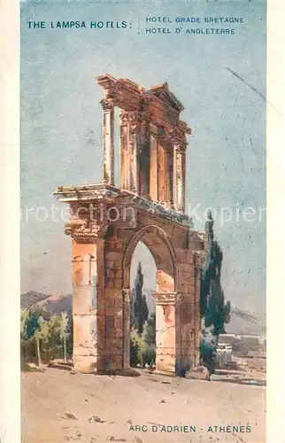 AK / Ansichtskarte Athen_Greece Arc d Adrien 