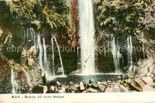 AK / Ansichtskarte Madeira__Portugal Wasserfall 
