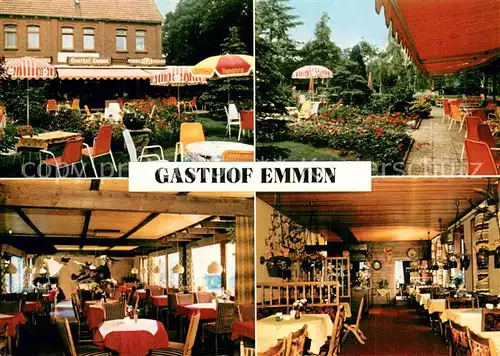 AK / Ansichtskarte Emmen_Nordheide Gasthof Emmen Hotel Restaurant Terrasse Emmen Nordheide
