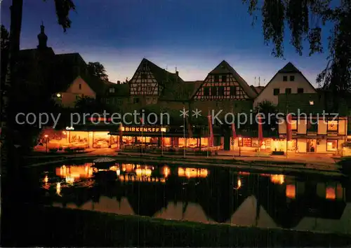 AK / Ansichtskarte Bad_Wimpfen Konditorei Cafe Restaurant Birkensee Bad_Wimpfen