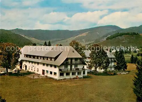 AK / Ansichtskarte Bernau_Schwarzwald Gasthof Pension Roessle Bernau Schwarzwald