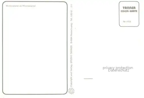 AK / Ansichtskarte Pfronten Hotel Krone Gastraeume Theke Pfronten