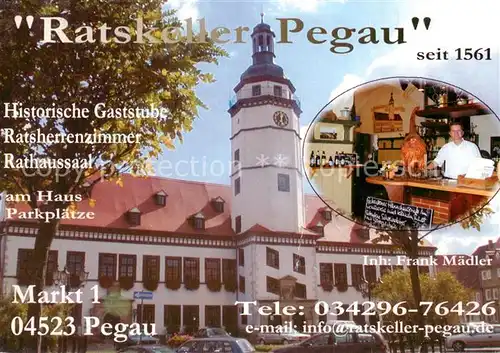 AK / Ansichtskarte Pegau Ratskeller Pegau Bar Pegau