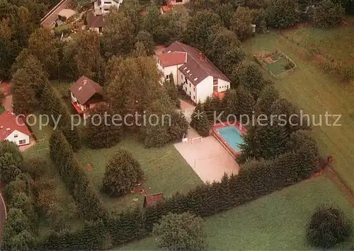 AK / Ansichtskarte Heiligkreuzsteinach Ferienkolonie St Georg Fliegeraufnahme Heiligkreuzsteinach