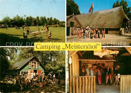 AK / Ansichtskarte Dwingeloo Camping Meistershof Kinderspielplatz Waldhuette Dwingeloo