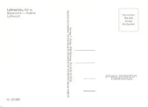 AK / Ansichtskarte Lassnitzhoehe Luftkurort Lassnitzhoehe