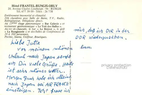 AK / Ansichtskarte Rungis_94_Val de Marne Hotel Frantel Rungis Orly 