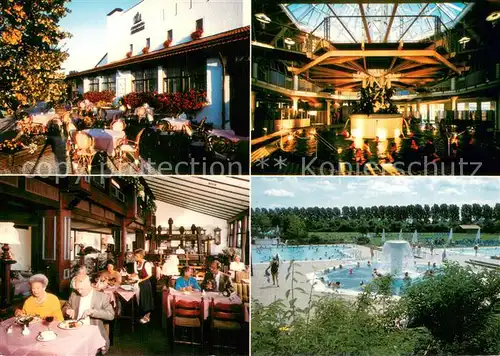 AK / Ansichtskarte Bad_Birnbach Kurhotel Hofmark Restaurant Rottal Therme Freibad Bad_Birnbach