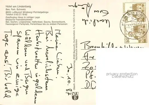 AK / Ansichtskarte Wirsberg Hotel am Lindenberg Hallenbad Wirsberg