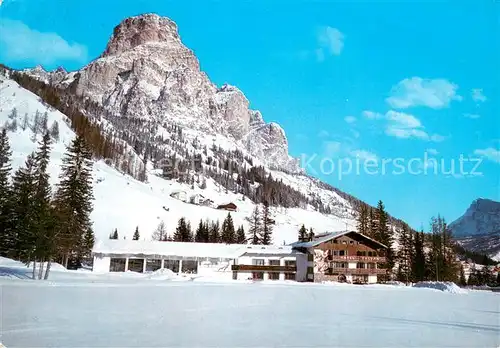 AK / Ansichtskarte Corvara_Pustertal_Suedtirol_IT Hotel Salvan Hochgadertal Winterlandschaft Dolomiten 