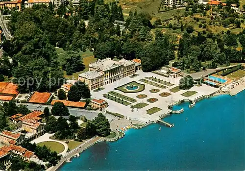 AK / Ansichtskarte Como_Lago_di_Como Villa Olmo veduta dall aereo Como_Lago_di_Como