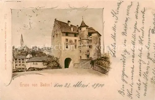 AK / Ansichtskarte Baden__AG Teilansicht 