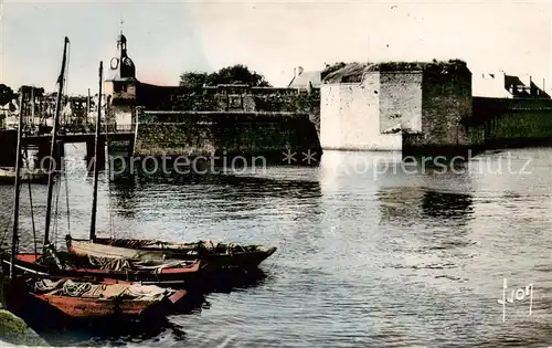 AK / Ansichtskarte Concarneau_29_Finistere Le Pont et l entree de la Ville close 