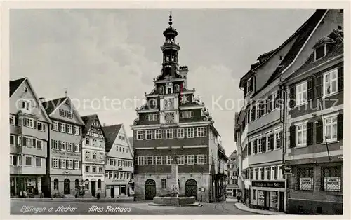 AK / Ansichtskarte Esslingen__Neckar Altes Rathaus Aussenansicht 