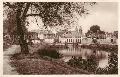 AK / Ansichtskarte Sarrebourg_Saarburg_Lothringen Vue sur la Sarre   Pont de Brack   le Cercle Catholique 