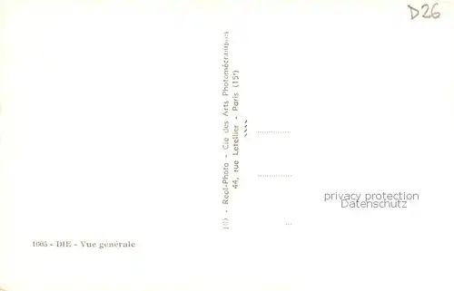 AK / Ansichtskarte Die_26_Drome Gesamtansicht 