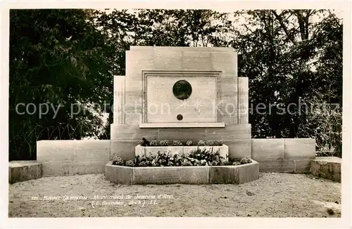 AK / Ansichtskarte Saint Quentin_02_Aisne Monument de Jeanne d Ard 