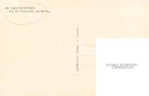 AK / Ansichtskarte Col_du_Tourmalet_2461m_65_Hautes Pyrenees Gesamtansicht Col du Tourmalet 