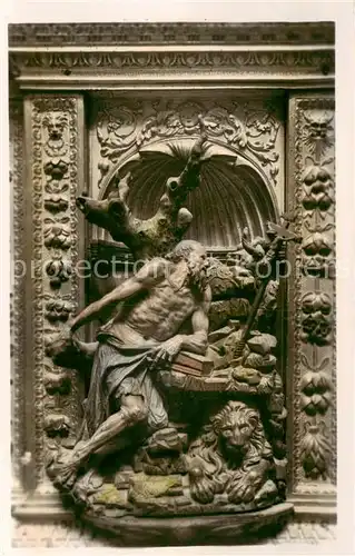 AK / Ansichtskarte Burgos_ES Cathedral   High Constable s Chapel   Saint Jerome 