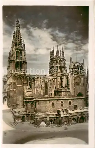 AK / Ansichtskarte Burgos_ES Kathedrale   Sued Fassade 