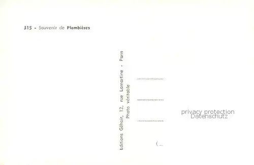 AK / Ansichtskarte Plombieres Teilansichten Plombieres