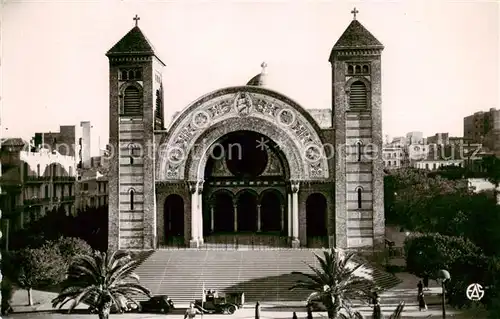 AK / Ansichtskarte Oran_Algerie La Cathedrale et la Place Jeanne d Arc Oran Algerie