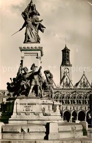 AK / Ansichtskarte Saint Quentin_02_Aisne Monument de la Defense 