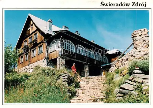 AK / Ansichtskarte Swieradow_Zdroj_Bad_Flinsberg_PL Heufuderbaude Aussenansicht 