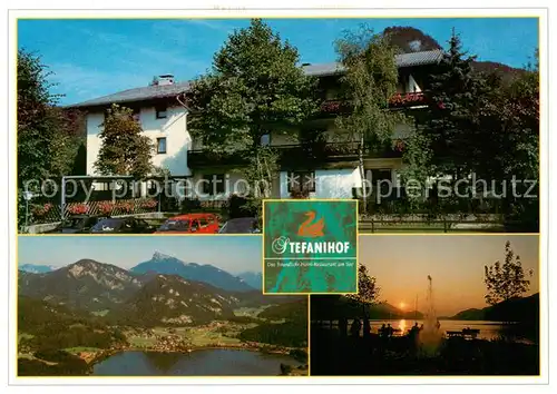 AK / Ansichtskarte Fuschl_See_Salzkammergut Restaurant Hotel Stefanihof Aussenansichten m. See Fuschl_See_Salzkammergut