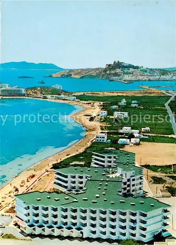 AK / Ansichtskarte Talamanca Fliegeraufnahme Panorama m. Strand Talamanca