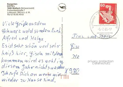 AK / Ansichtskarte Wolfach Kurgartenhotel Teilansichten m. Hallenbad Wolfach