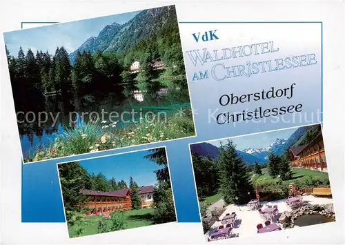 AK / Ansichtskarte Oberstdorf VdK Waldhotel am Christlessee Oberstdorf