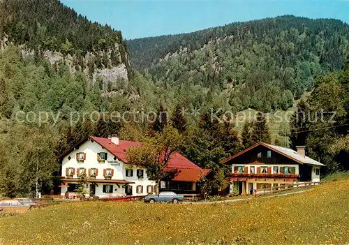 AK / Ansichtskarte Oberstdorf Gaestehaus Gschwender Aussenansicht Oberstdorf